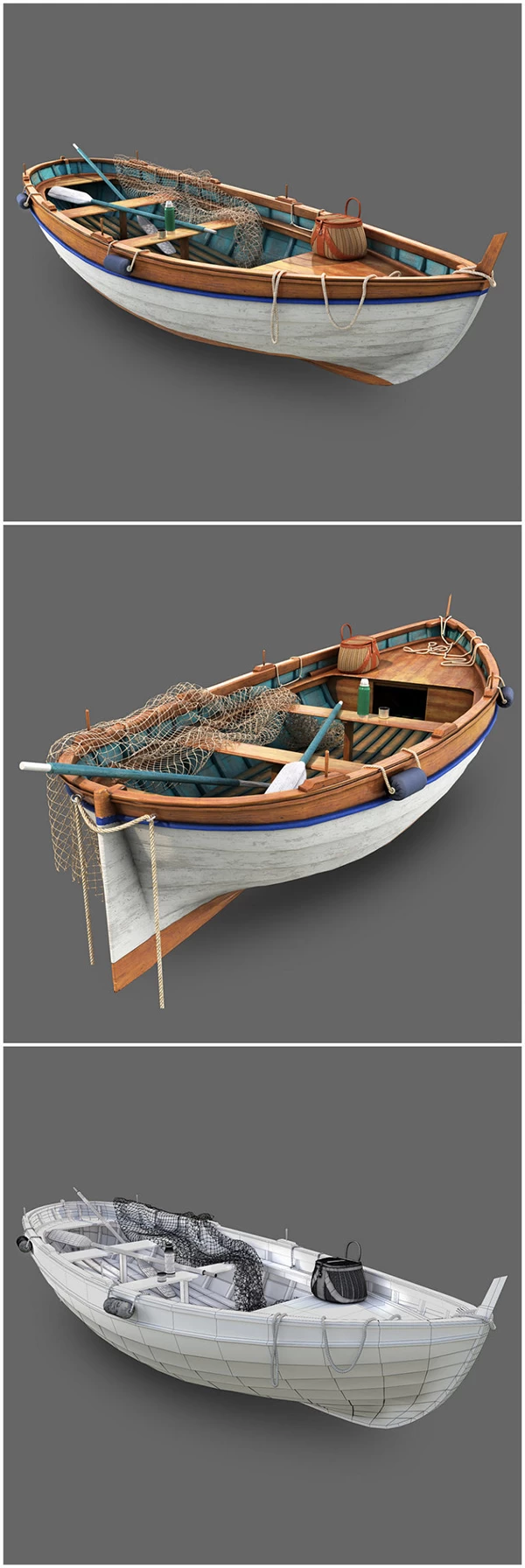 Fishing Boat 3D Model