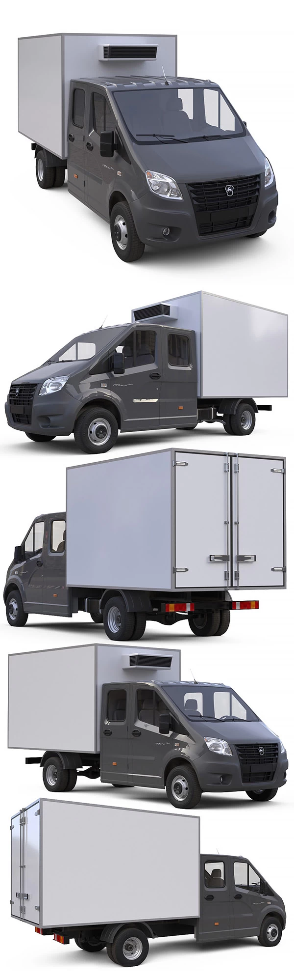 Gazelle NEXT Double Row Cab 3D Model