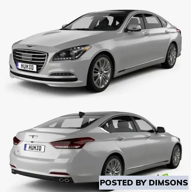 3D Models Genesis G80 2020