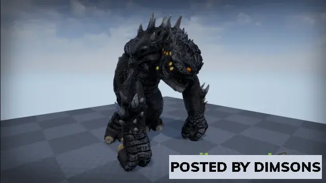 Unreal Engine Characters Heroic Fantasy Bosses: Monster Boss v4.10-4.27, 5.0-5.2