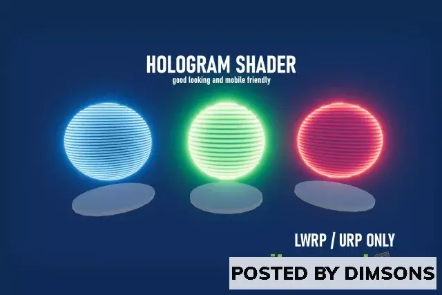 Unity Shaders Hologram (LWRP / URP) v1.1