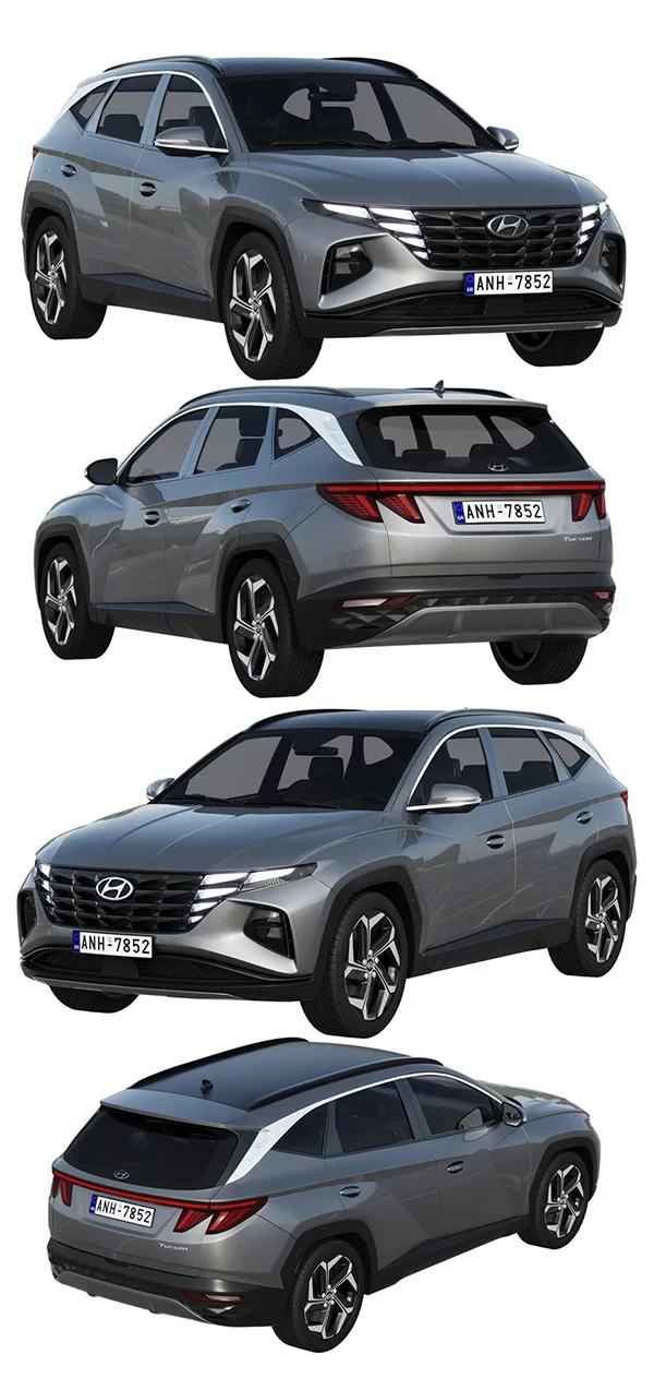 Hyundai Tucson 2021 3D Model