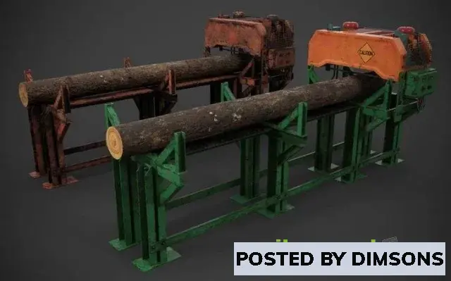 3D Models Industrial sawmill
