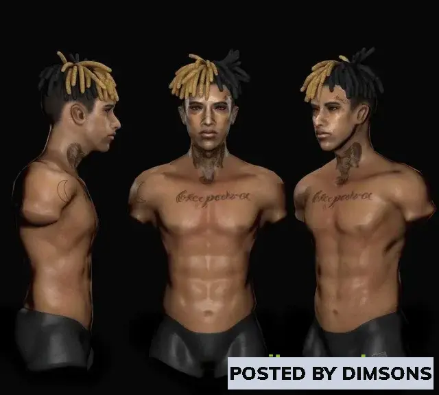 3D Models Jahseh Onfroy XXXTENTACION