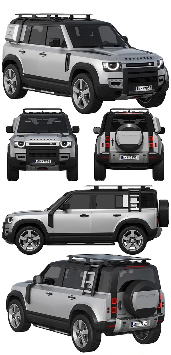 Land Rover Defender EXPLORER PACK 3D Model