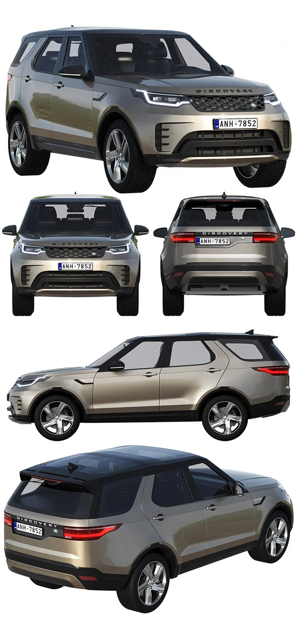 Land Rover Discovery R-dynamic 2021 3D Model