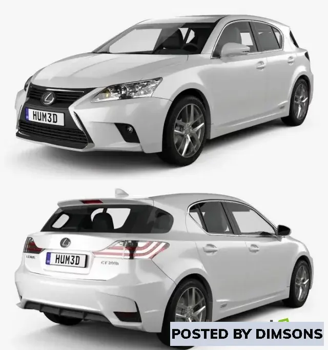 3D Models Lexus CT 2014