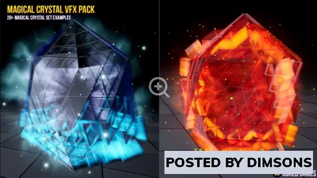 Unreal Engine Visual FX Magical Crystal VFX Pack v5.2