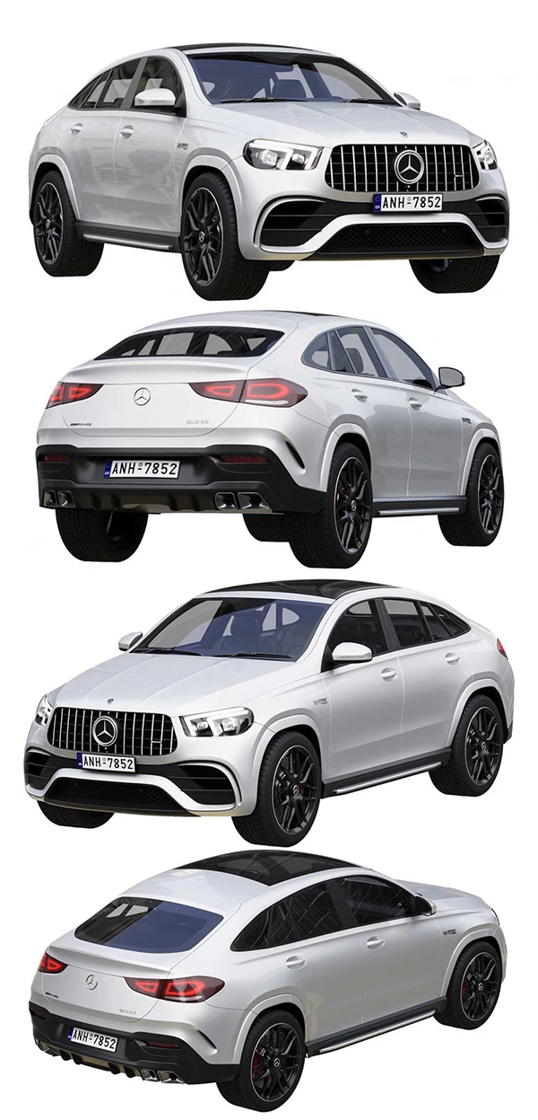 Mercedes-Benz AMG GLE 63 Coupe 2021 3D Model