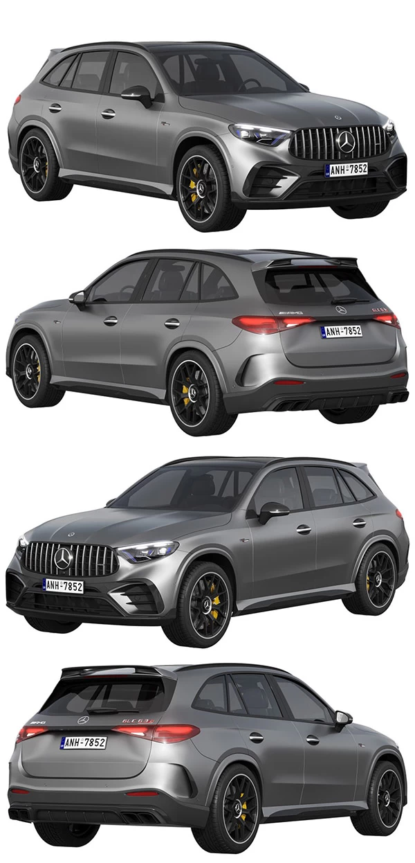 Mercedes-Benz GLC63 S AMG E Performance 2023 3D Model