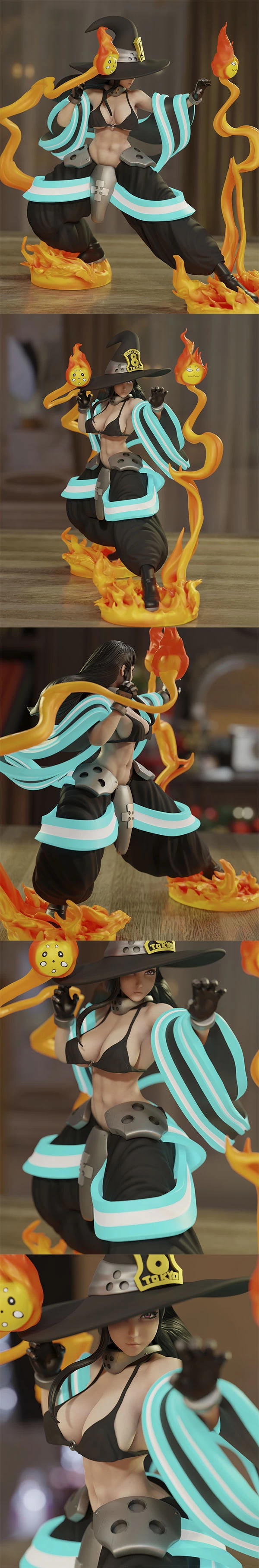 Momoji – Maki Oze Fire force – 3D Print