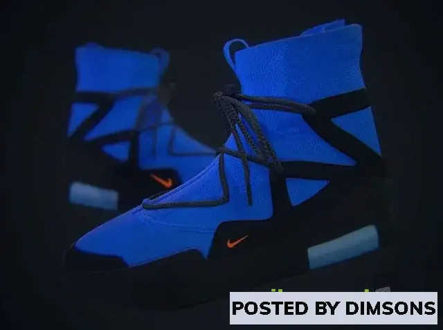 3D Models Nike Air Fear of God – Blue Custom