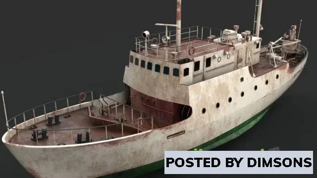 3D Models Old vessel Low-poly