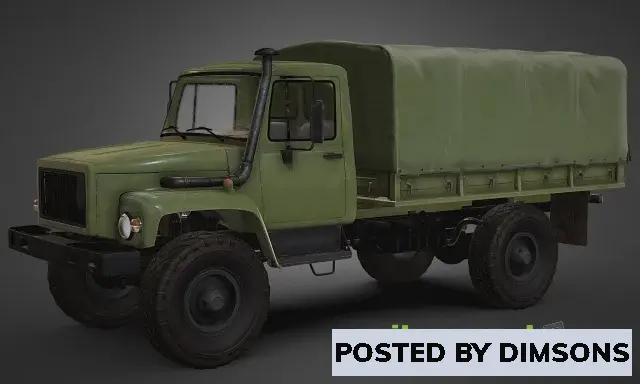 3D Models Realistic Military truck