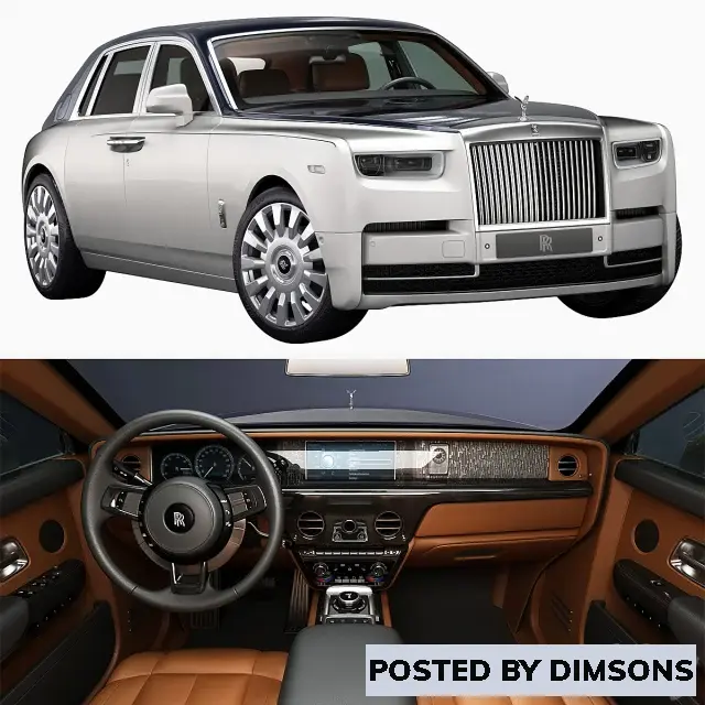 Vehicles, cars Rolls-Royce Phantom - 3D Model
