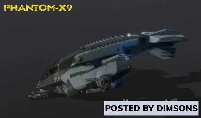 3D Models Spaceship Fighter Phantom X