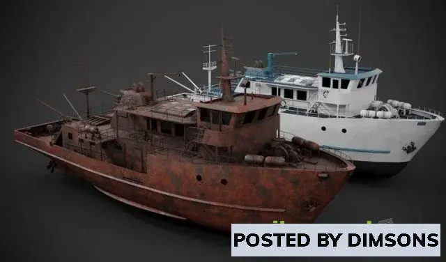 3D Models Supply vessel