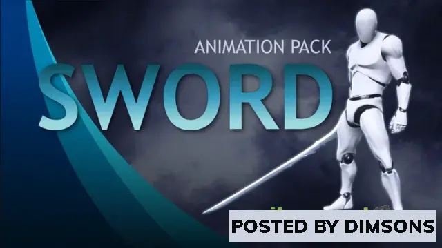 Unreal Engine Animations Sword Animation Pack v4.20-4.27, 5.0-5.2