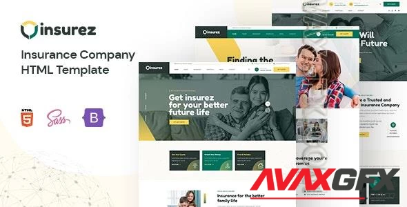 Insurez - Insurance Company HTML Template 45588440