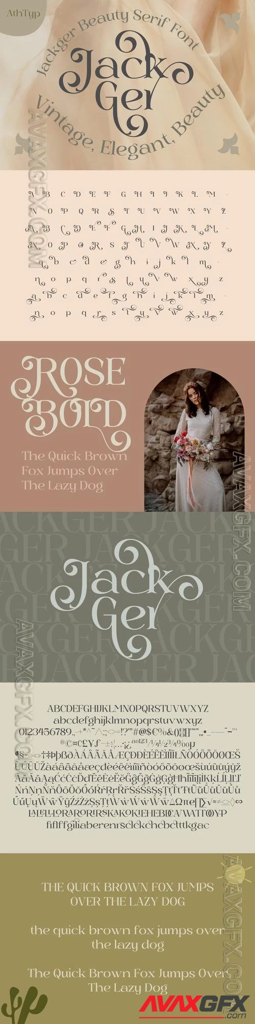 Jackger Beauty Serif Font