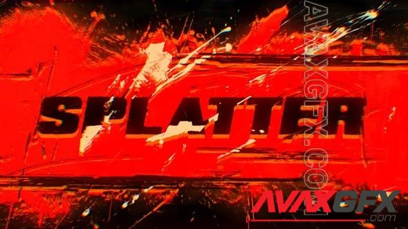 Grunge Splatter Brush Title Opener 47994192 [Videohive]