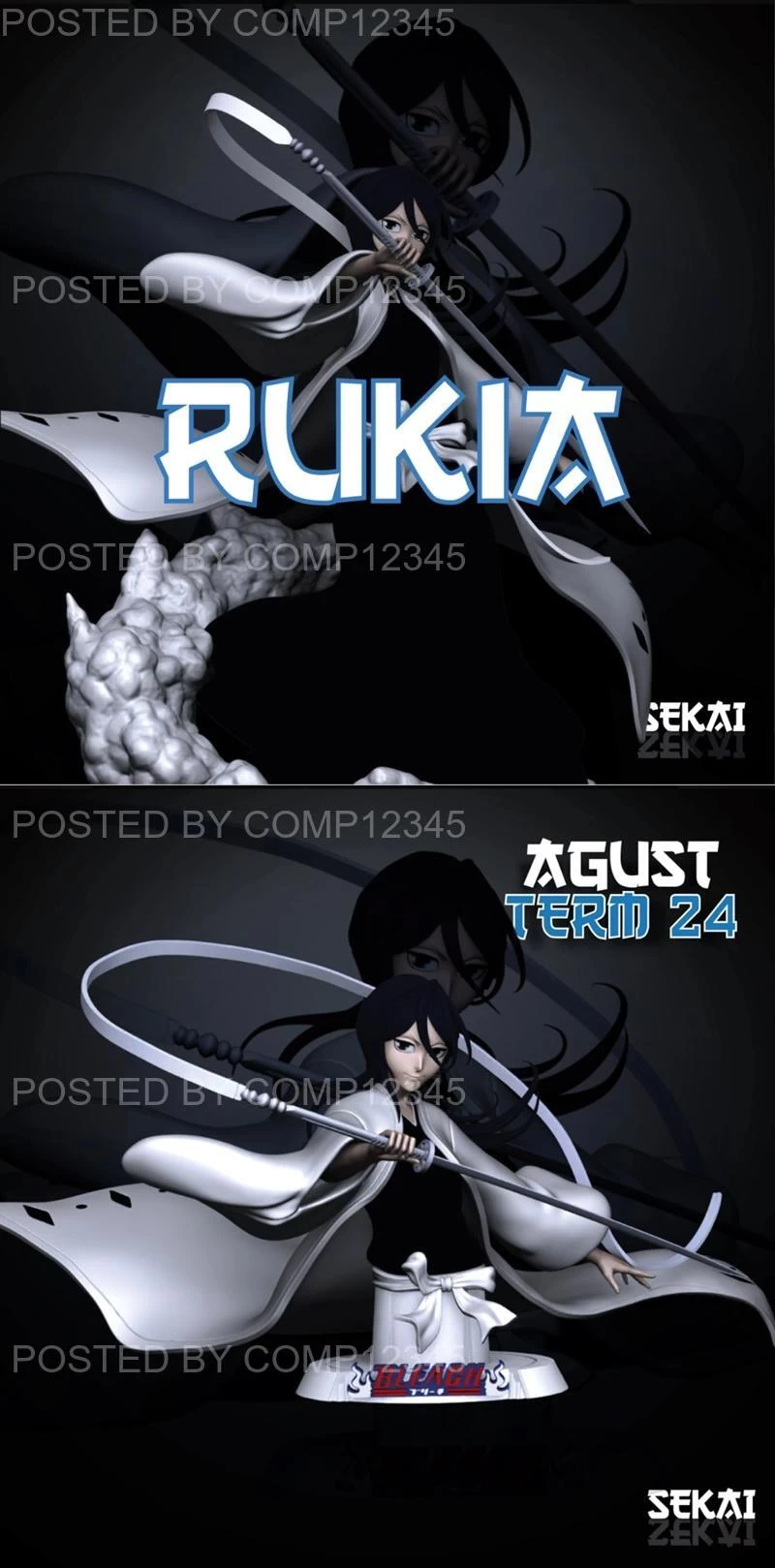 Sekai - Rukia Sculpture and Bust