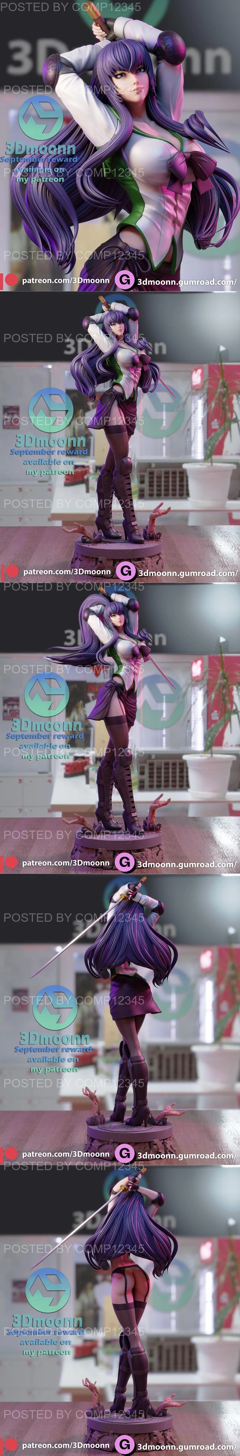 3Dmoonn - Saeko Busujima