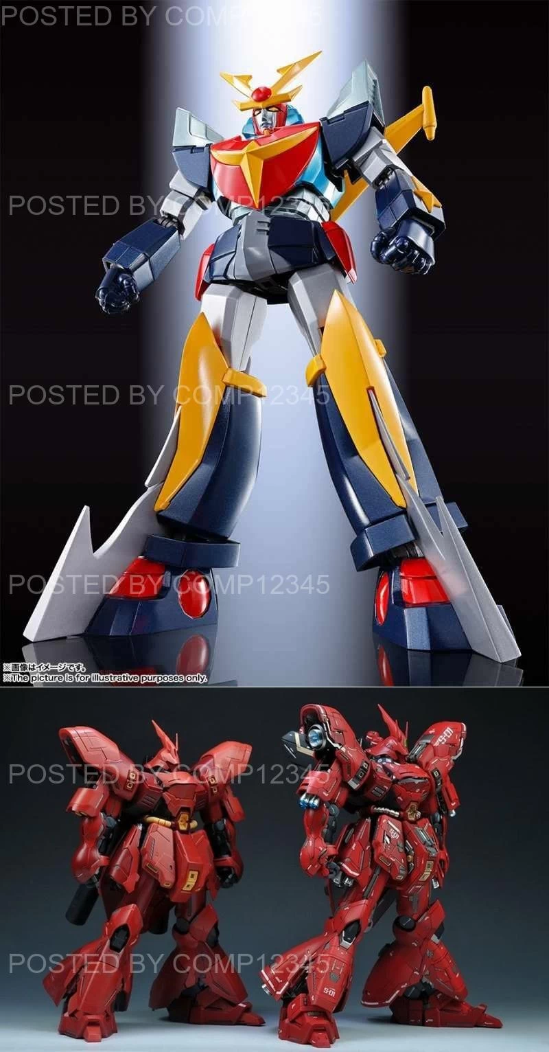 Daitarn 3 and Gundam Sazabi Ver KA