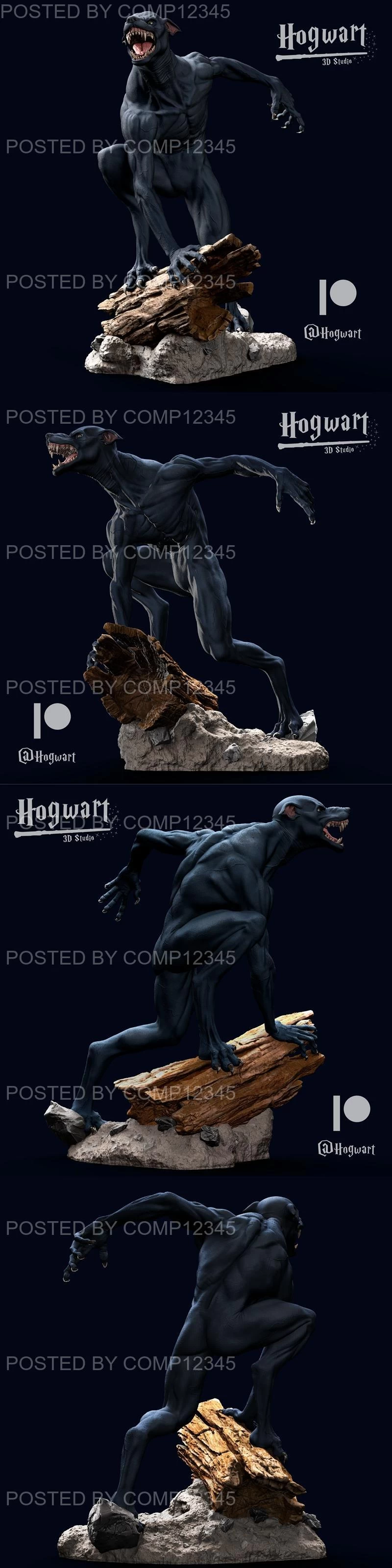 Hogwart - Werewolf Lupin Sculpture