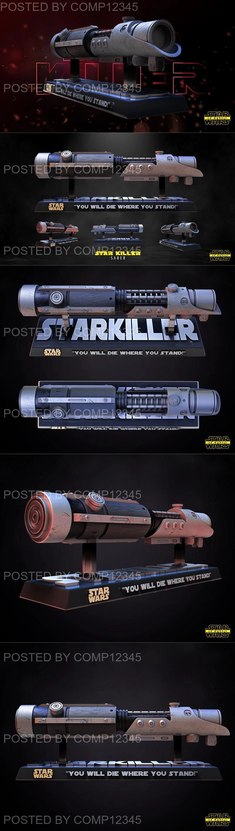 Star Wars - Starkiller Lightsaber Sculpture