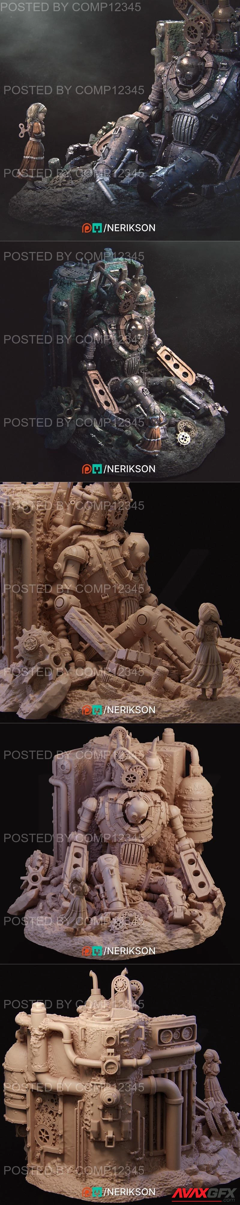 Nerikson - Abandoned Robot Diorama