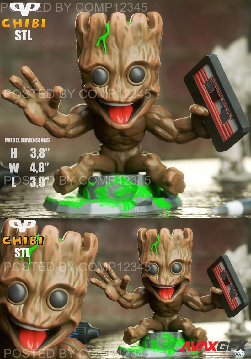 Baby Groot Chibi