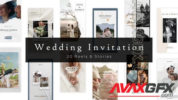 20 Elegant Wedding Invitation Reels and Stories 48199130 [Videohive]