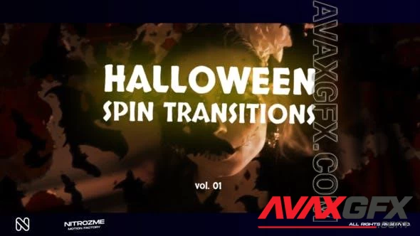 Halloween Spin Transitions Vol. 01 48378277 Videohive