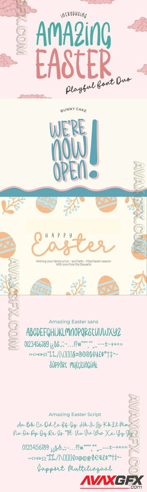 Amazing Easter Font Duo