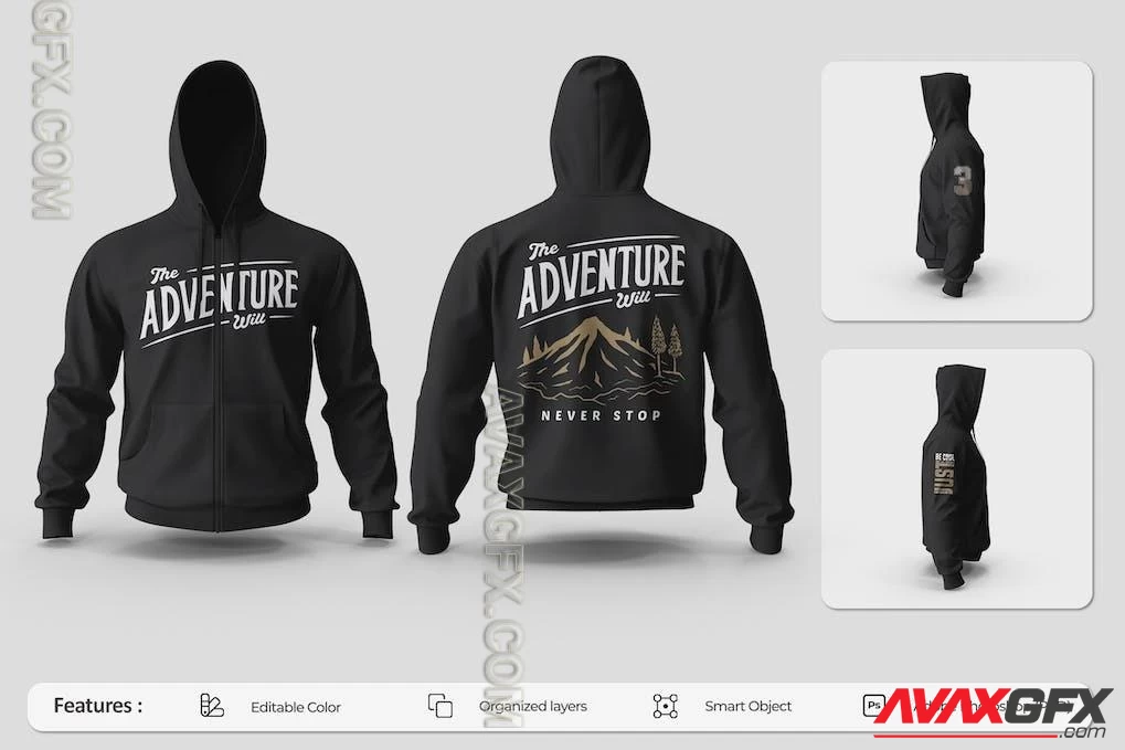 Hoodie Mockup PSD