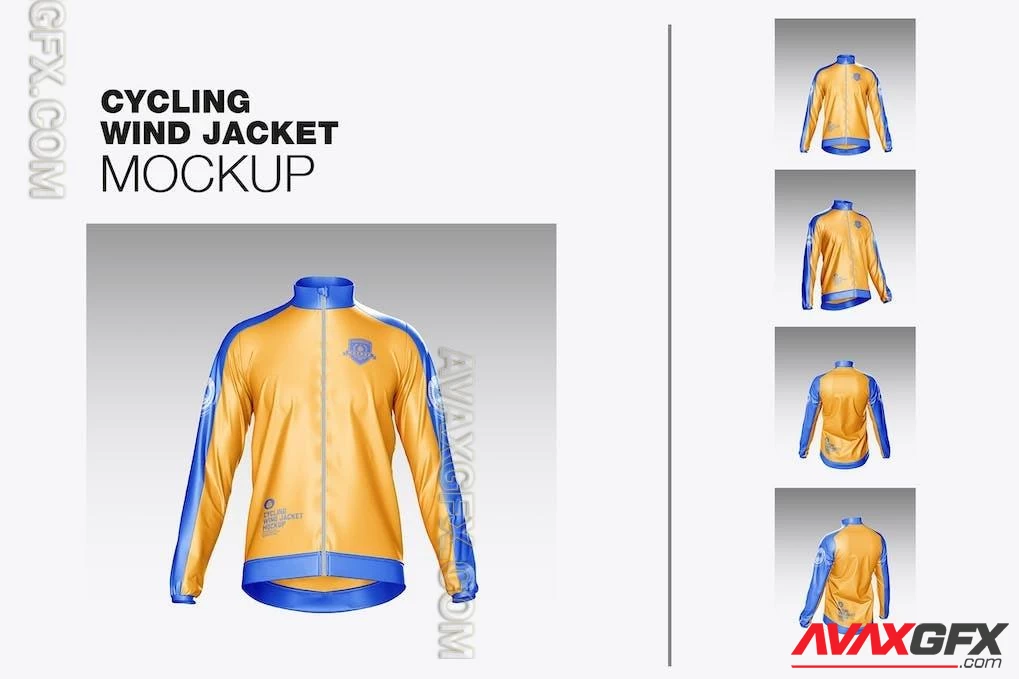 Cycling Jacket Sweatshirt Mockup