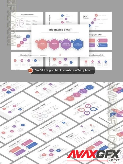 SWOT Business Analytic PowerPoint Template