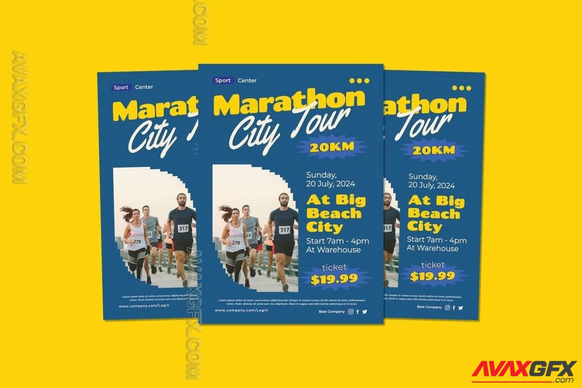 Marathon City Tour Flyers