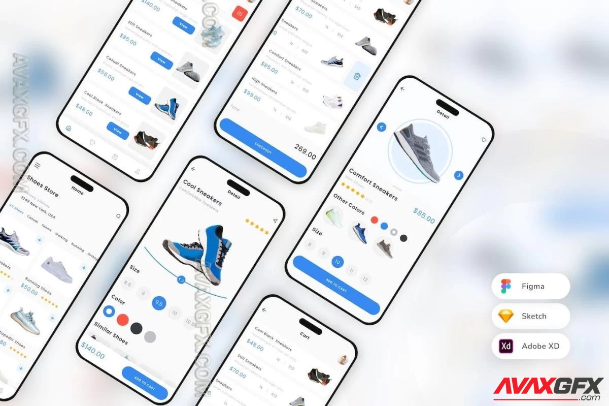 Shoes Store & E-Commerce App UI Kit