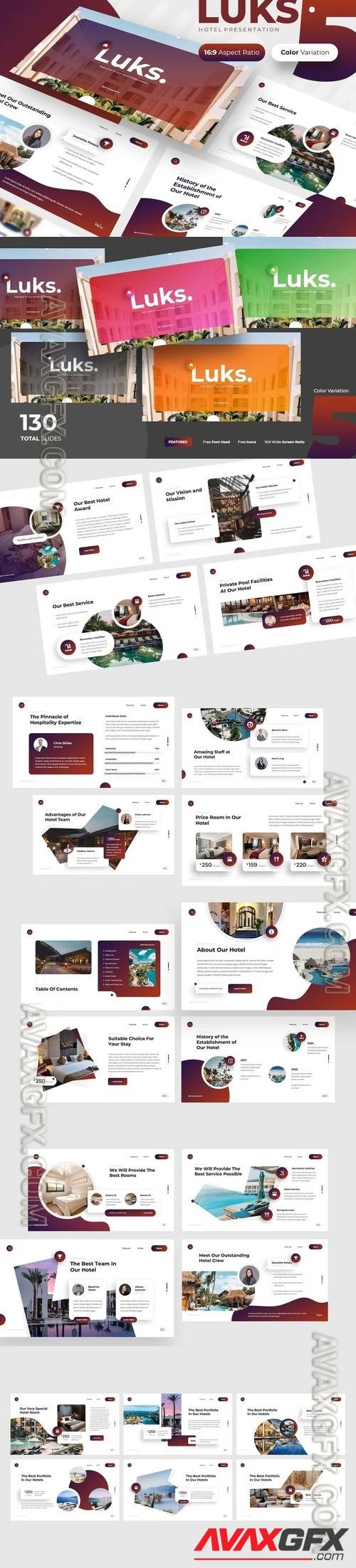 Luks - Hotel PowerPoint Template