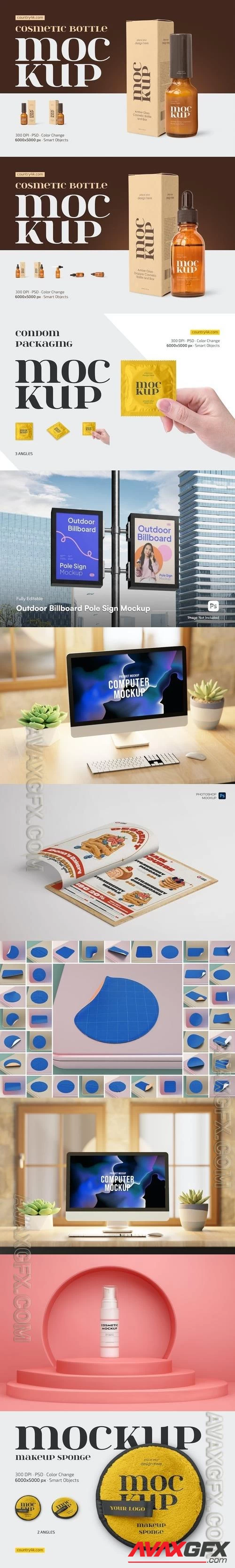 10 Mockup Templates Bundle 9 2023