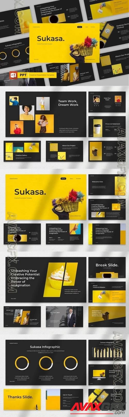 Sukasa - Creative presentation Template