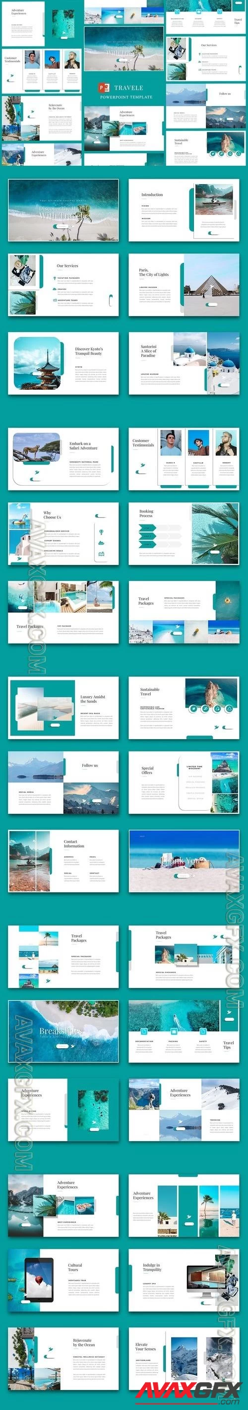 Travele - Travel agency Powerpoint Template [PPTX]