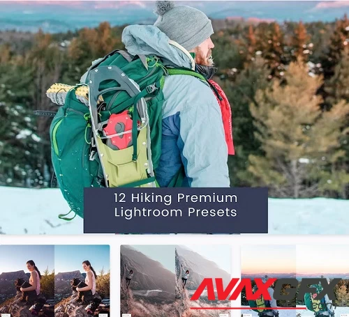 12 Hiking Premium Lightroom Presets - XGPSXYF