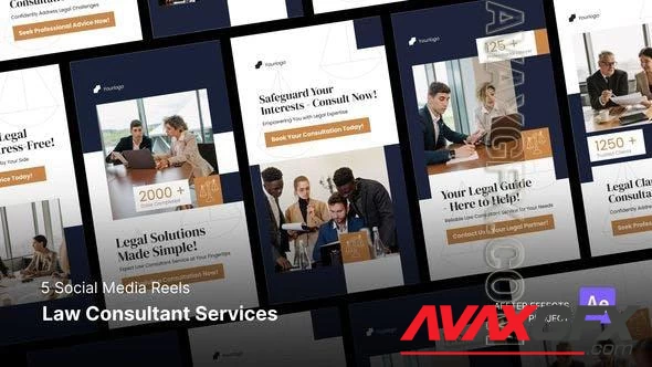 Social Media Reels - Law Consultant Services After Effects Template 47671210 [Videohive]