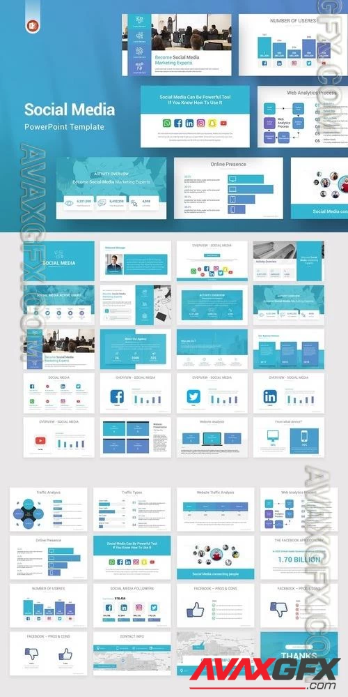 Social Media PowerPoint Template