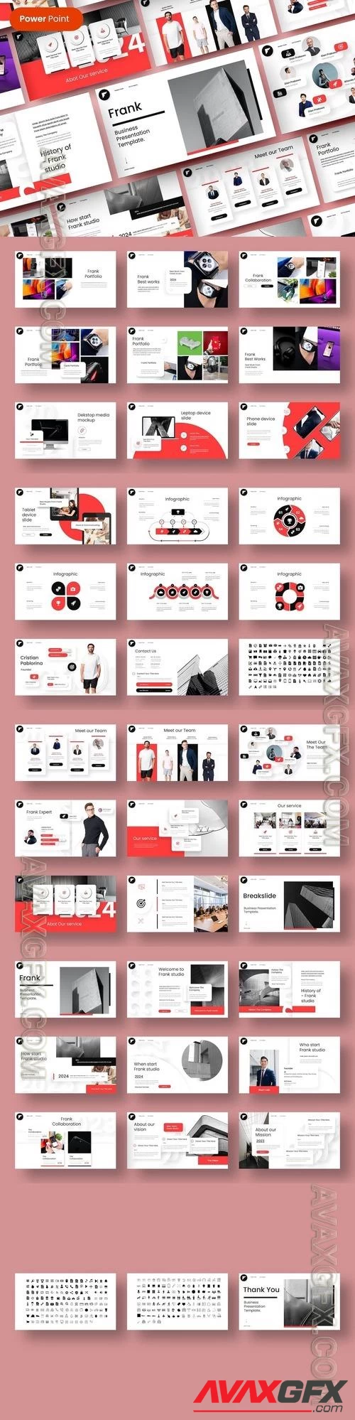 Frank - Business PowerPoint Template