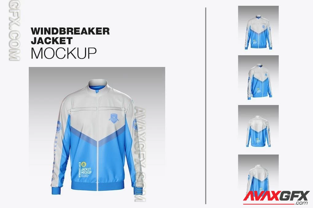 Windbreaker Jacket Mockup