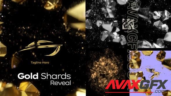 Gold Shards Reveal 47415085 [Videohive]